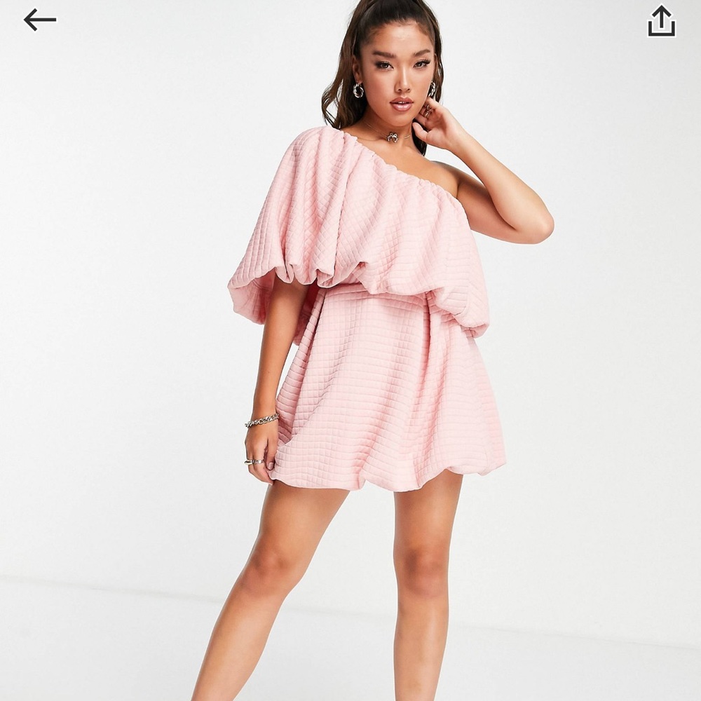 ASOS one shoulder bubble dress